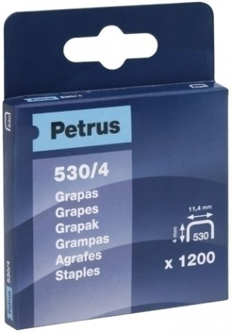 GRAPAS PETRUS CLAVADORA 530/ 4 mm. COBREADAS caja