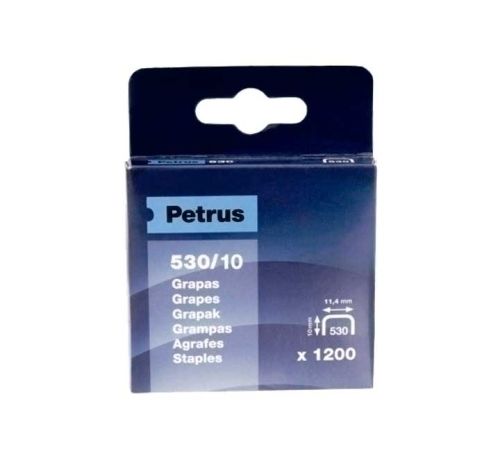 GRAPAS PETRUS CLAVADORA 530/10 mm. COBREADAS caja