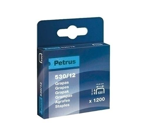 GRAPAS PETRUS CLAVADORA 530/12 mm. COBREADAS caja