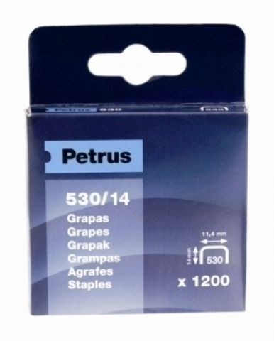 GRAPAS PETRUS CLAVADORA 530/14 mm. COBREADAS caja