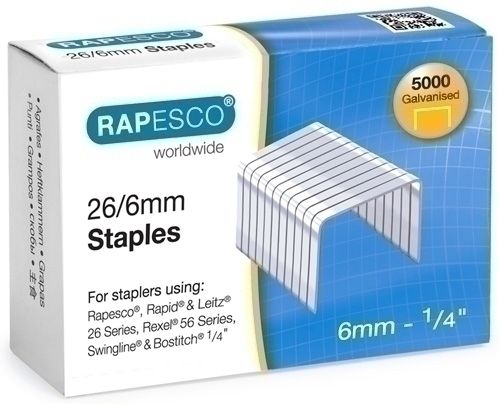 GRAPAS RAPESCO STANDARD 26/6 GALV.cj5000