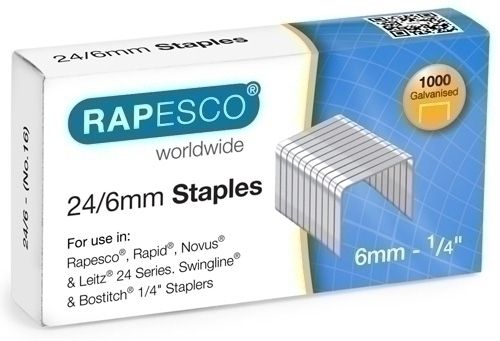 GRAPAS RAPESCO STANDARD 24/6 GALV.cj1000