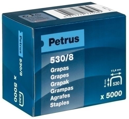 GRAPAS PETRUS CLAV.530/ 8 COBR. cj.5000