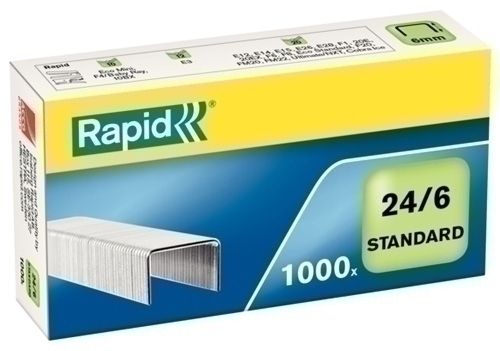 GRAPAS RAPID STANDARD 24/6 GALV.cj.1000