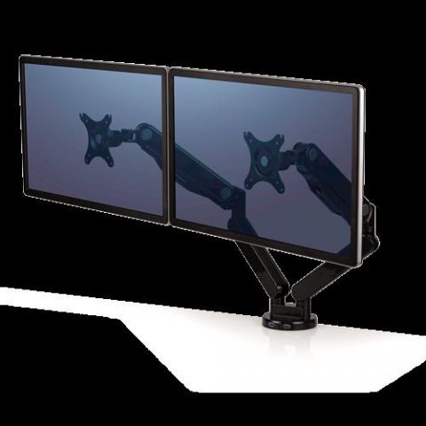 BRAZO PARA MONITOR DOBLE HORIZONTAL PLATINUM SERIE