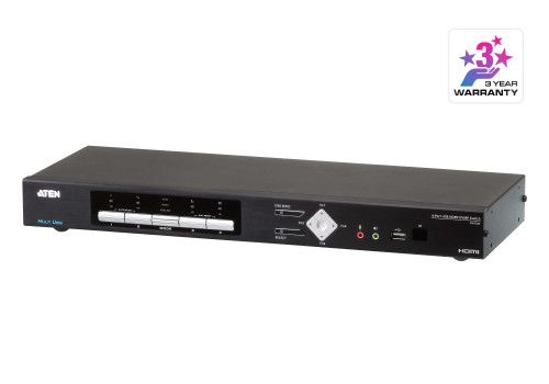 ATEN Switch KVMP™ HDMI 4K multiview USB de 4 puert