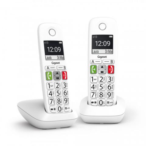 Gigaset E290 Duo Teléfono DECT/analógico Identific
