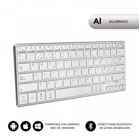 SUBBLIM Teclado Wireless Bluetooth Aluminio Advanc