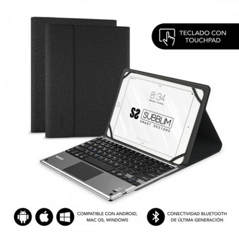 SUBBLIM Funda con Teclado KEYTAB PRO BLUETOOTH 10,