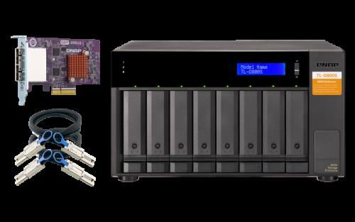 QNAP TL-D800S caja para disco duro externo Carcasa