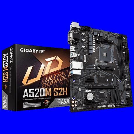 Gigabyte A520M S2H placa base Zócalo AM4 Micro ATX