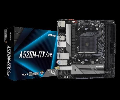 Asrock A520M-ITX/ac Zócalo AM4 micro ATX