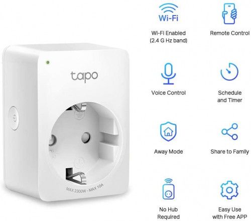 TP-LINK Tapo P100 enchufe inteligente Blanco 2990