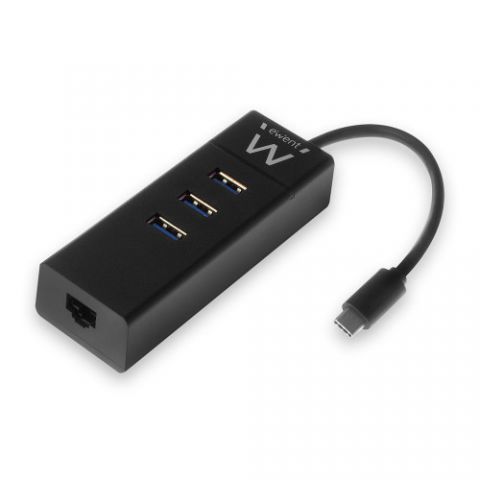 Ewent EW1141 hub de interfaz USB 3.2 Gen 1 (3.1 Ge