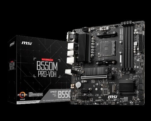 MSI B550M PRO-VDH Zócalo AM4 micro ATX AMD B550
