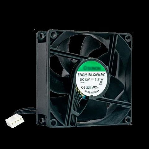 QNAP FAN-8CM-T01 ventilador de PC Universal Negro