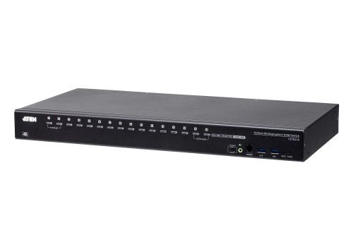 ATEN Switch KVM USB 3.0 4K DisplayPort de 16 puert