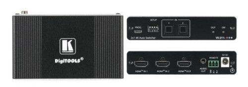 KRAMER AVSM 2X1 4K HDR HDMI AUTO SWITCHER - VS-211