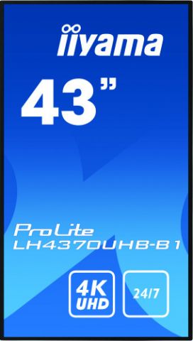 iiyama LH4370UHB-B1 pantalla de señalización Panta