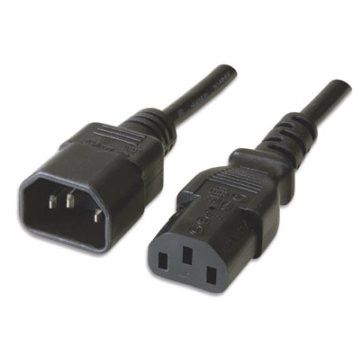 Ewent EW-190200-020-N-P cable de transmisión Negro