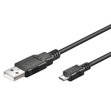 Ewent 1.8m USB A/mirco USB B cable USB 1,8 m USB 2