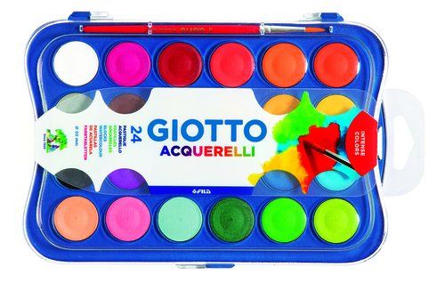 ACUARELAS GIOTTO  30 mm ESTUCHE 24