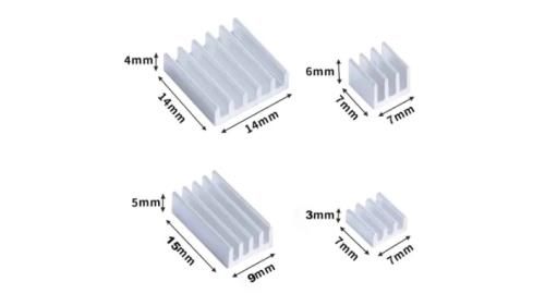 RASPBERRY DISIPADOR, PACK COMPATIBLE PI 4