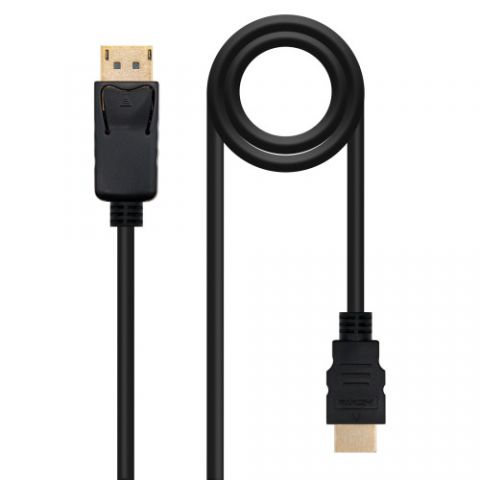 Nanocable Cable Conversor DISPLAYPORT a HDMI, DP/M