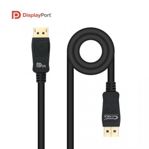 Nanocable Cable DISPLAYPORT 1.4 CERTIFICADO VESA,