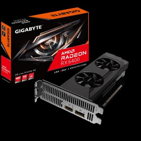 Gigabyte Radeon RX 6400 D6 LOW AMD 4 GB GDDR6