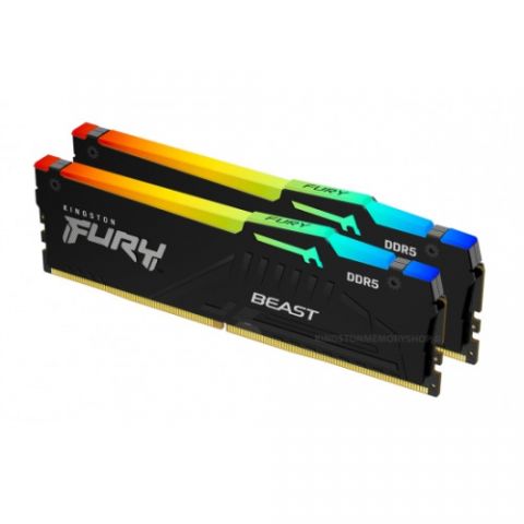 MEMORIA KINGSTON FURY BEAST RGB DDR5 32GB KIT2 520