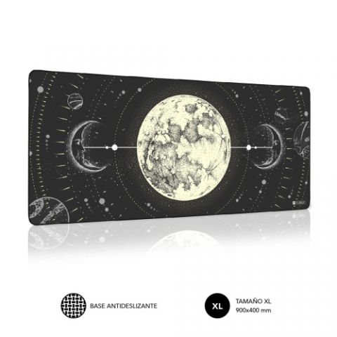 SUBBLIM Alfombrilla Ratón Lunar XL Mouse Pad 900x4