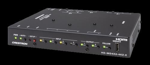 CRESTRON 4X2 4K60 4:4:4 HDR AV SWITCHER (HD-MD4X2-