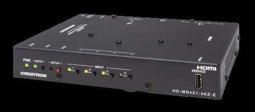 CRESTRON 4X1 4K60 4:4:4 HDR AV SWITCHER (HD-MD4X1-