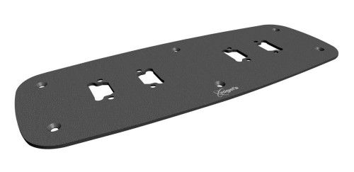 VOGELS PFF 7070 FLOOR MOUNT PLATE DOUBLE BLACK (PF