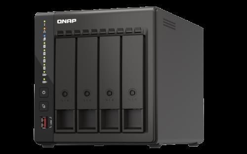 QNAP TS-453E NAS Torre Ethernet Negro J6412