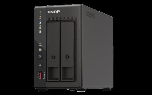 QNAP TS-253E NAS Torre Ethernet Negro J6412