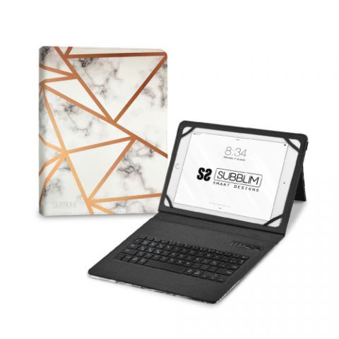 SUBBLIM Funda con Teclado Keytab Pro BT Trendy Mar