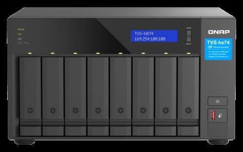 QNAP TVS-h874 NAS Torre Ethernet Negro i5-12400