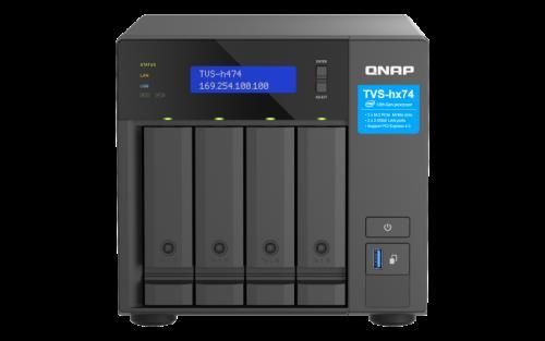 QNAP TVS-H474 NAS Torre Ethernet Negro G7400