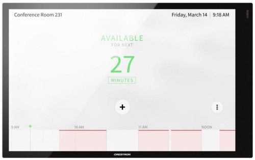 CRESTRON 10.1 IN. WALL MOUNT TOUCH SCREEN, BLACK S
