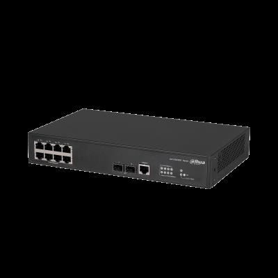 (DH-AS4300-8GT2GF) DAHUA SWITCH L2 8 PUERTOS RJ45