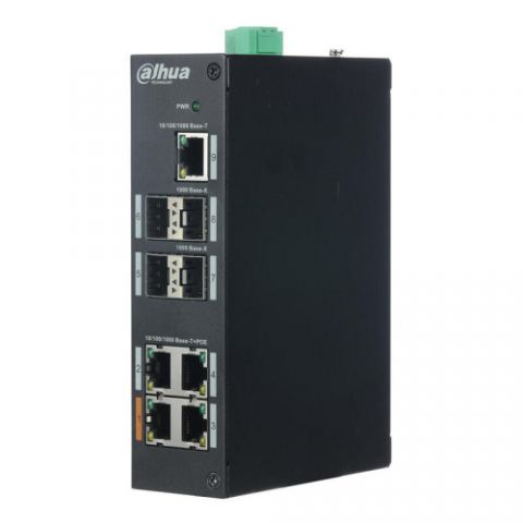 (DH-PFS3409-4GT-V2) DAHUA SWITCH INDUSTRIAL L2 4 P