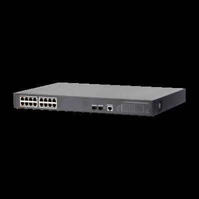 DAHUA - DH-PFS4218-16GT-240 - SWITCH POE 16 PUERTO