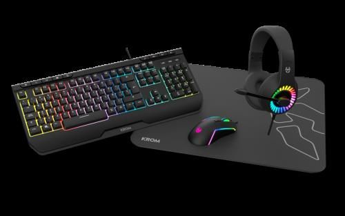 KROM KIT GAMING 4 en 1 KENYA. RGB