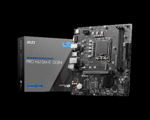 MSI PRO H610M-E DDR4 placa base Intel H610 LGA 170