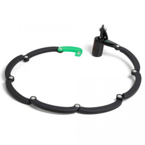 CANDADO ALUM-PLEGABLE OVAL + LÁMPARA COLA LED