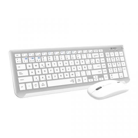 SUBBLIM Teclado con Ratón Bluetooth + 2.4G Combo D