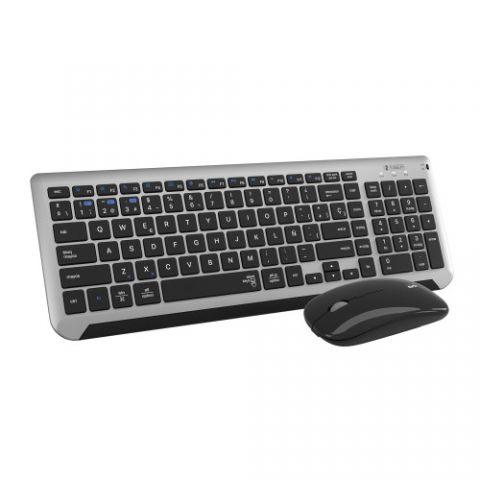 SUBBLIM Teclado con Ratón Bluetooth + 2.4G Combo D