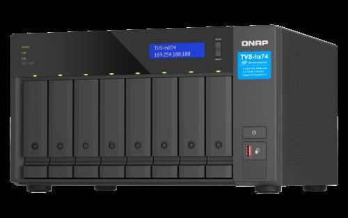 QNAP TVS-h874X NAS Torre Ethernet Negro